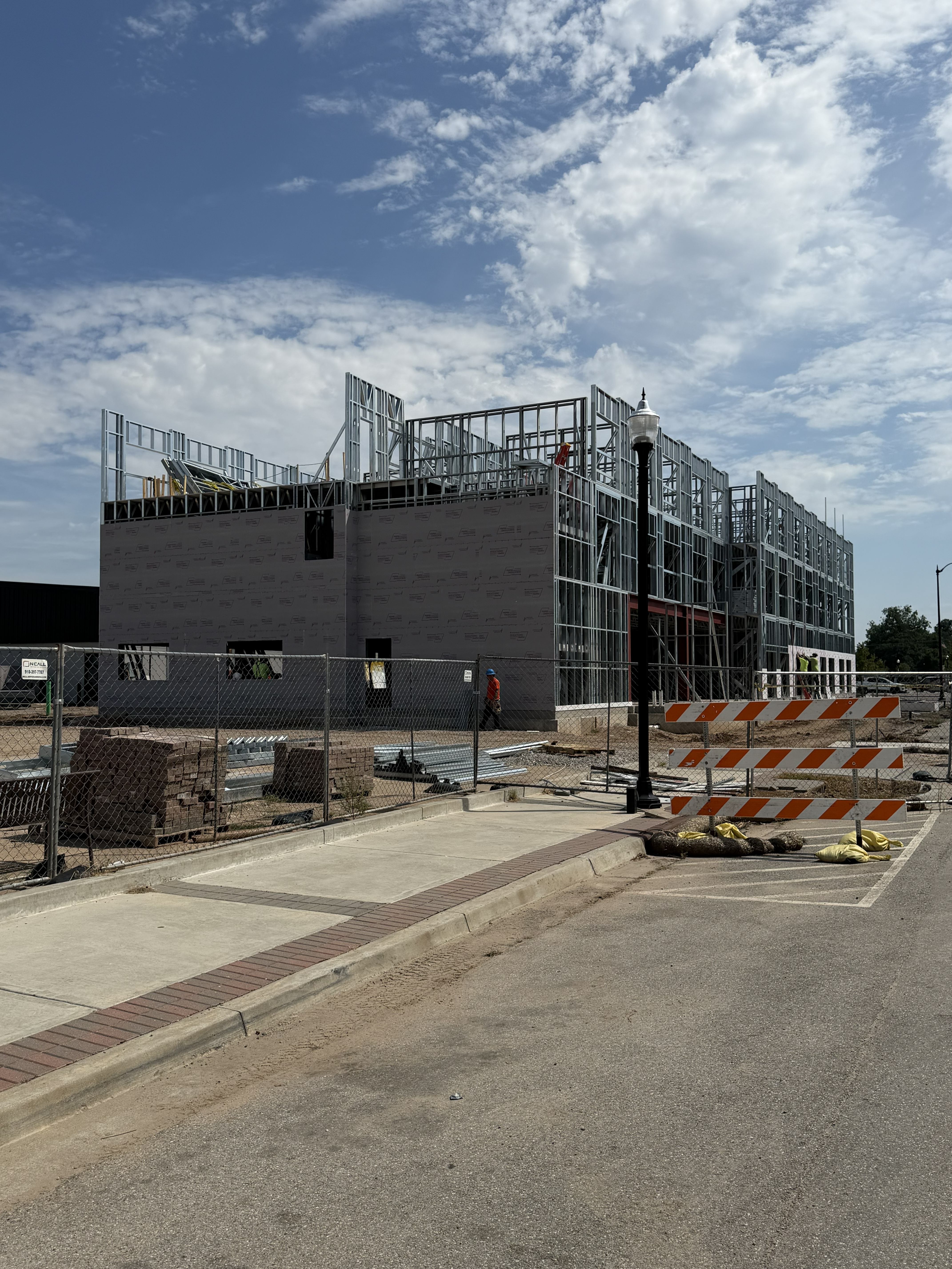 New Tru by Hilton hotel construction in Bixby Oklahoma